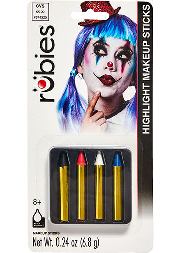 Highlight Color Makeup Sticks 4ct