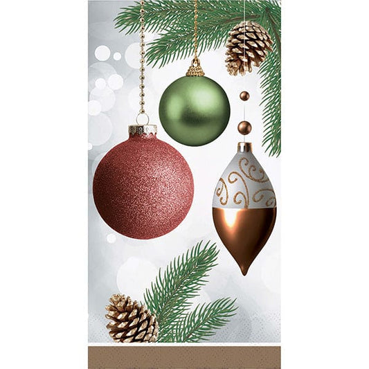 Dazzling Ornaments Paper Guest Towels 16ct