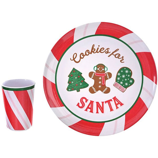 Santa Cookies And Milk Set 2ct