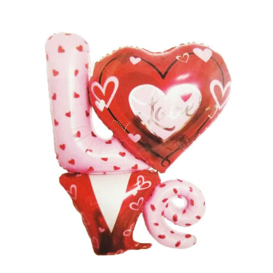 Love Heart 36in Mylar Balloon