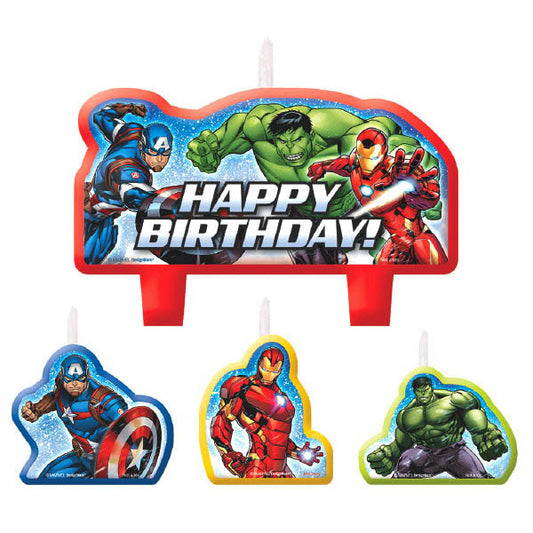 Marvel Epic Avengers Birthday Candle Set