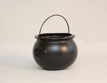 Cauldron 8in Black with Handles
