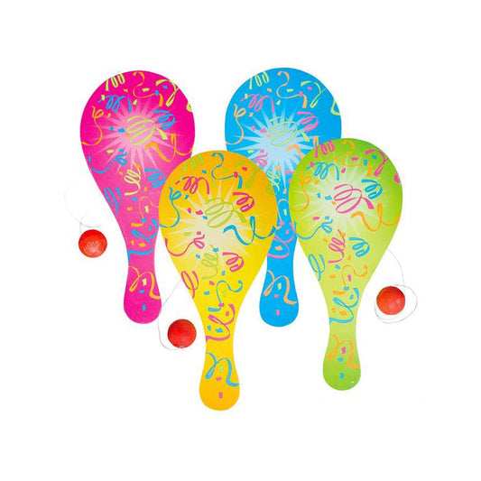 Neon Paddle Ball Game