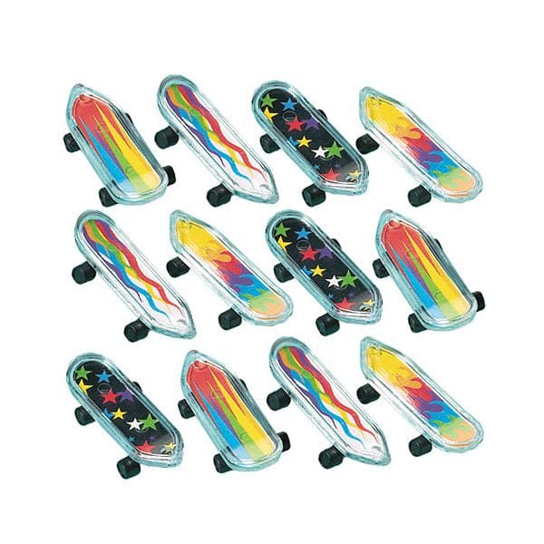 Fingerboard Plastic Finger Skateboards 12 Pack