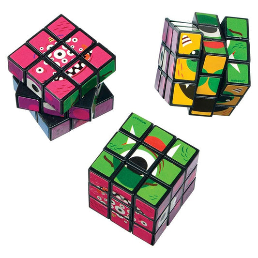 Monster Puzzle Cube Favors 12 Ct