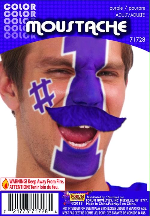 Purple Moustache