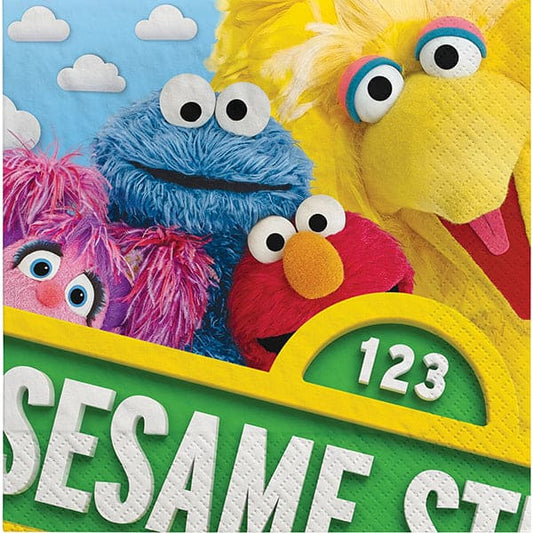Everyday Sesame Street Luncheon Napkins 16ct