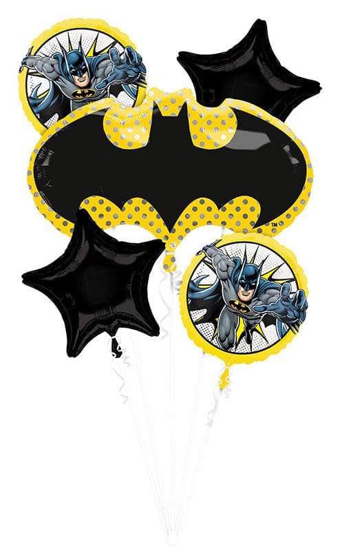 Batman Balloon Bouquet 5ct