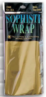 Gold Metalized Gift Wrap