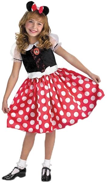 Classic Red Minnie Mouse Kids Costume