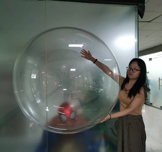 Giant 50in Transparent BOBO Plastic Balloon Helium Included STORE PICK UP ONLY
