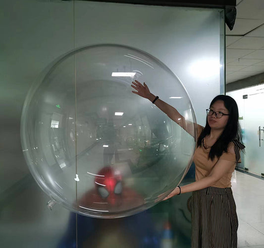 Giant 50in Transparent BOBO Plastic Balloon Helium Included STORE PICK UP ONLY