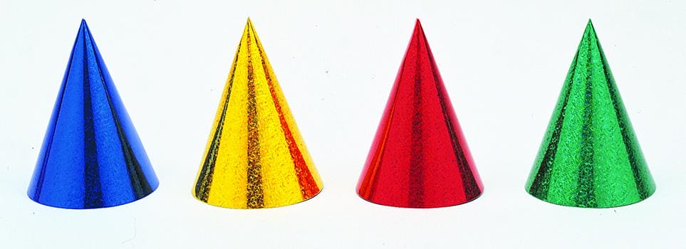 Prismatic Party Hats