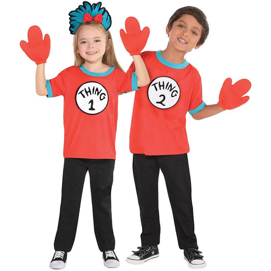 Thing 1 And 2 Costume Kit - Child
