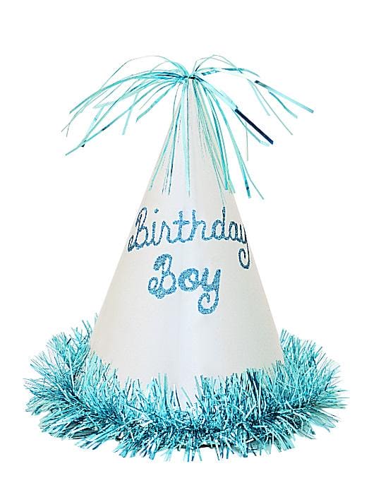 Birthday Boy Party Hat W/Fringe