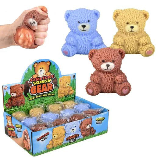 Squish & Sqeeze Teddy Bear 3"