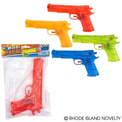 Transparent Water Blaster Squirter 8"