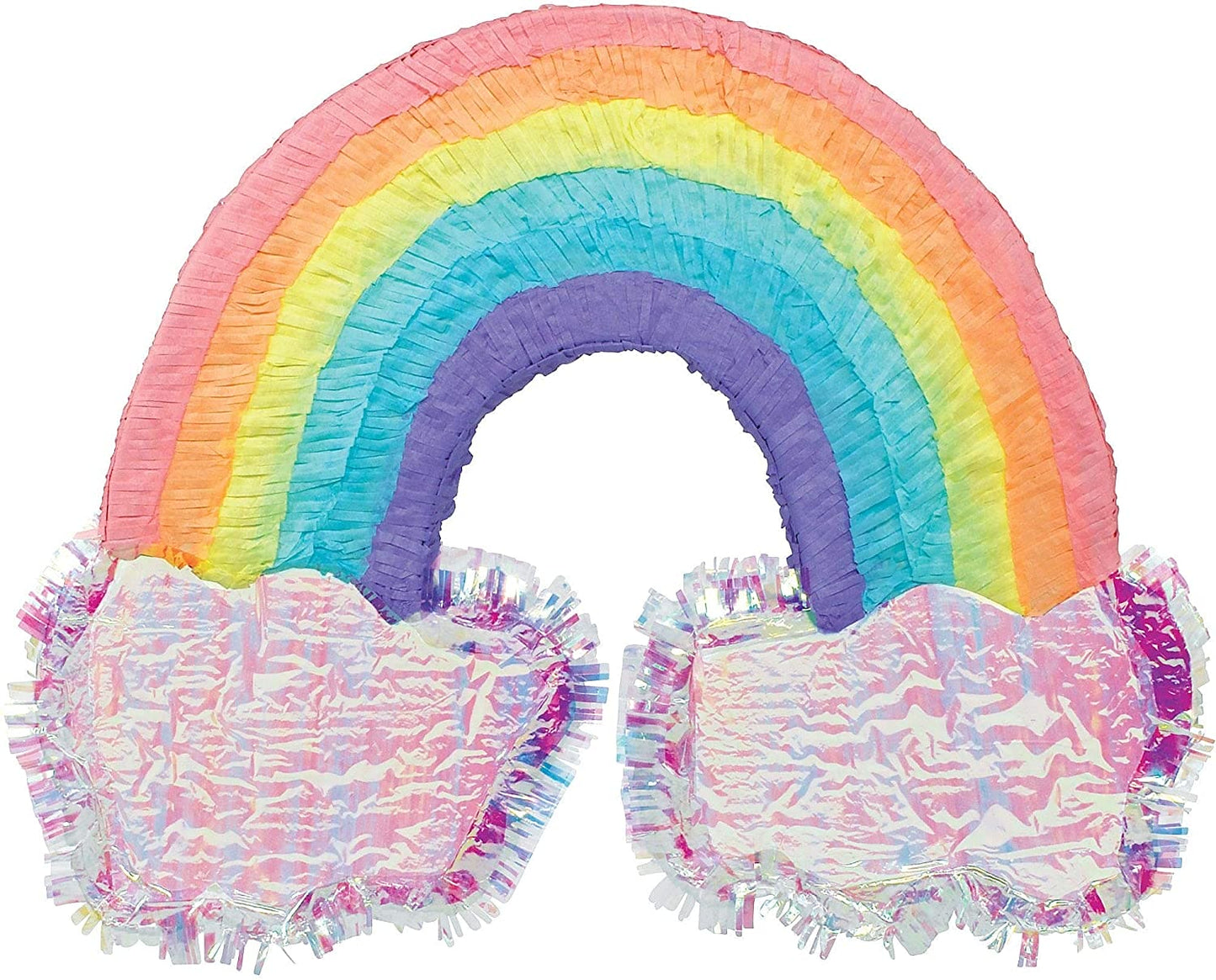 Rainbow & clouds pinata