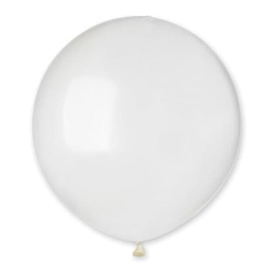 19" Latex Balloons Clear 25ct