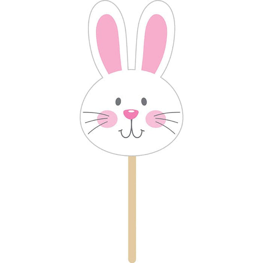 Easter Bunny Wooden Picks 50ct