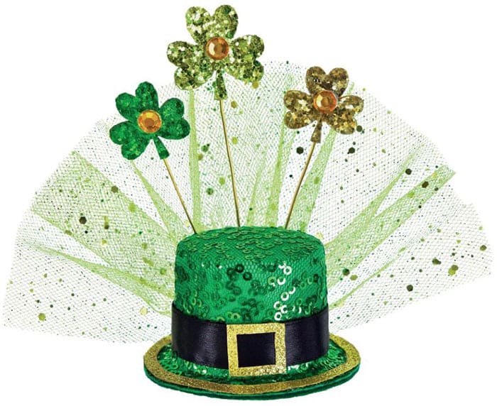 Mini Leprechaun Hat Hair Clip
