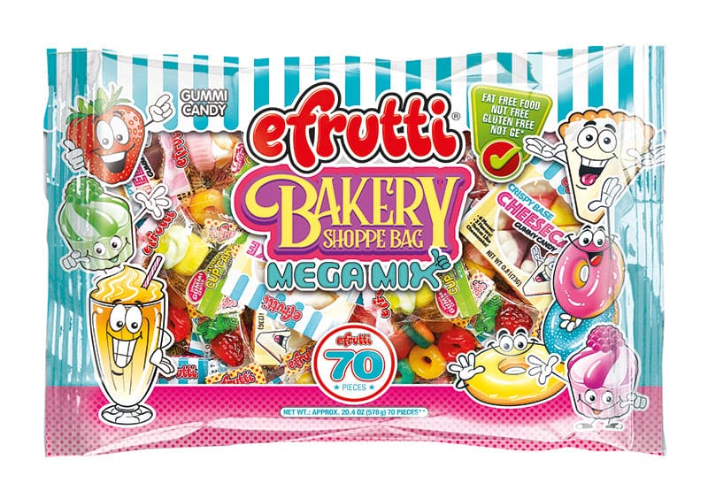Efrutti Bakery Shoppe Mega Mix Candy Bag 20.4oz