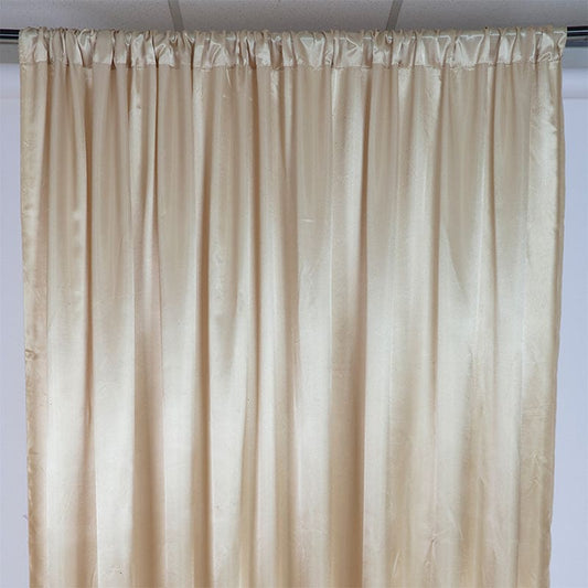 Satin Backdrop Champagne 10ft x 10ft