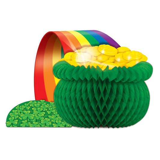 Pot Of Gold with Rainbow Centerpiece