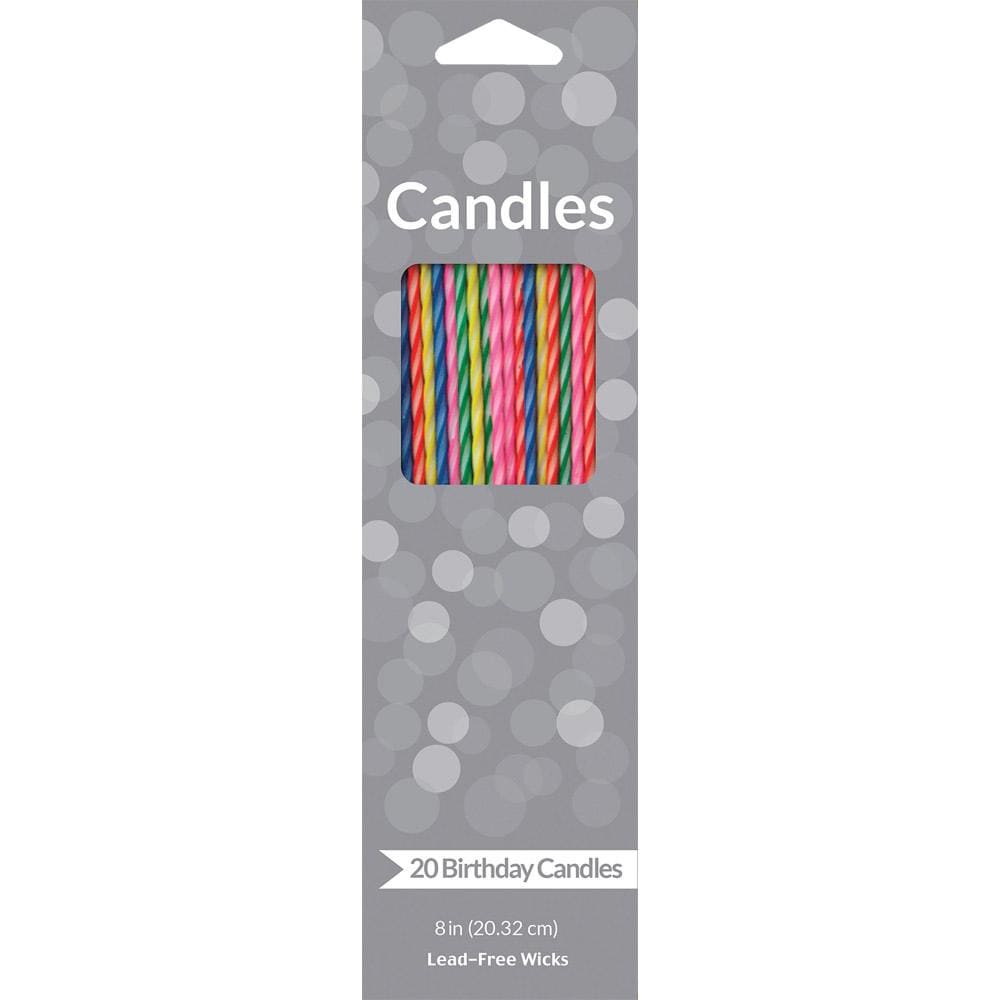 Two Toned 8in Long Candles