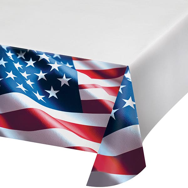 Freedom Flag 54 x 96in Paper Table Cover