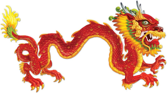 Chinese Lunar New Year Asian Jointed Dragon 6ft