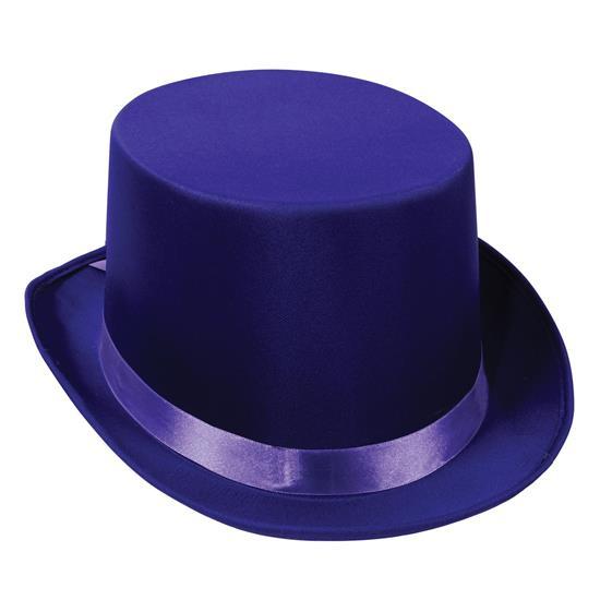 Top Hat - Purple Satin