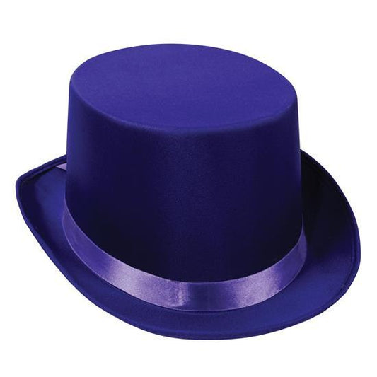 Top Hat - Purple Satin