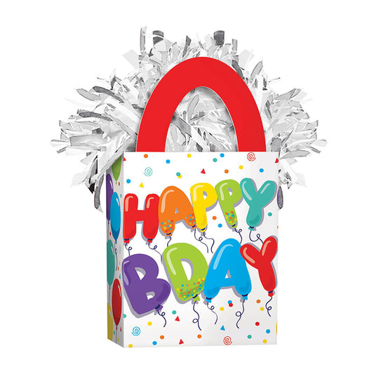 Birthday Celebration Balloon Weight Mini Tote