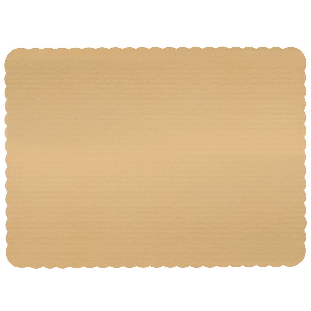 Corrugated Gold Scalloped Cake Board 14 x 19in