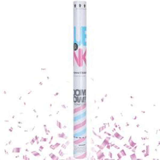 Gender Reveal PINK Confetti Cannon 24in