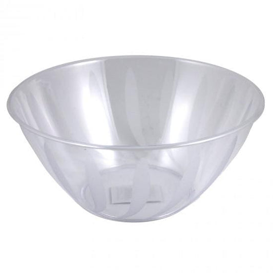 Large Clear Plastic Swirl Bowl 164oz