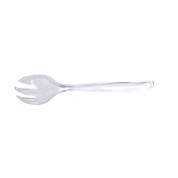 Clear Plastic Serving Fork 8in