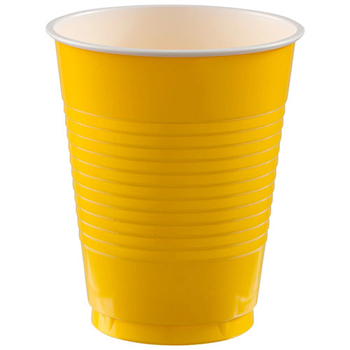 Big Pack Yellow 18oz Plastic Cups 50ct