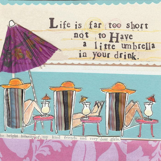 Little Umbrella Beverage Napkins 20ct