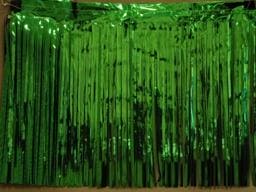 Green Metallic Curtain 3ft x 8ft