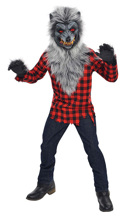 Hungry Howler Wolf Costume Child