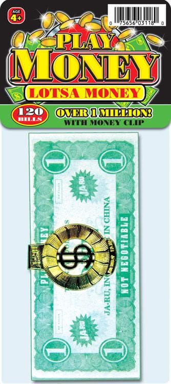 Play Money Lotsa Money (120 Bills)