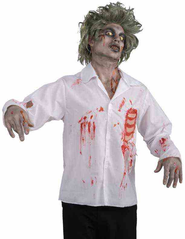 Zombie Shirt with Chest Wound