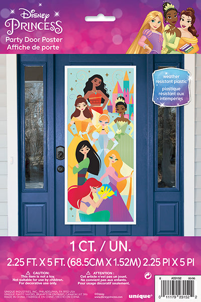 Disney Princess Door Poster 27in x 60in 1ct