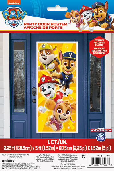 Paw Patrol Door Poster 27in x 60in 1ct