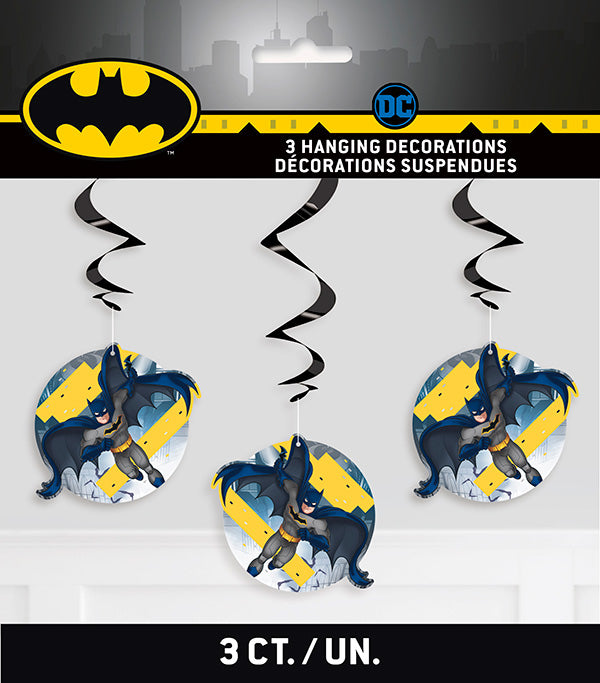 Batman Swirl Decoration 26in 3ct