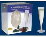 Clear Plastic Champagne Flutes 5oz