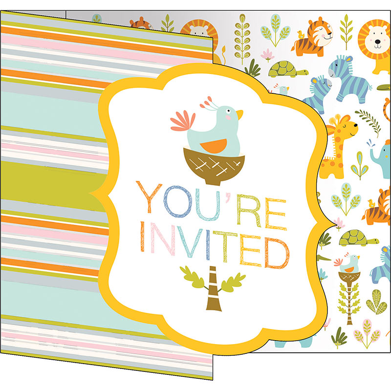 Happi Jungle Party Invitations