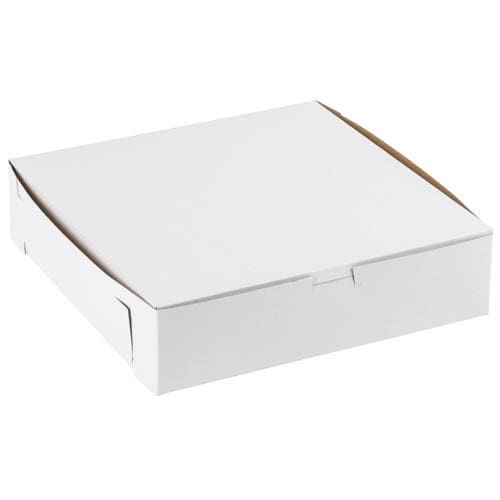 White Cake Box 10inx10inx2in